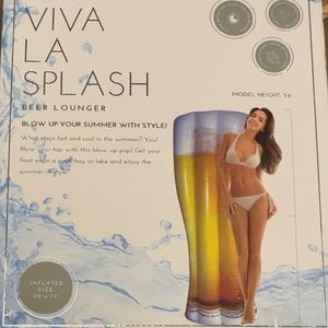 VIVA LA SPLASH BEER LOUNGER